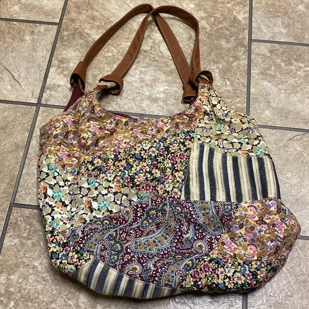 Lightweight Large Patchwork Totebag - image 2